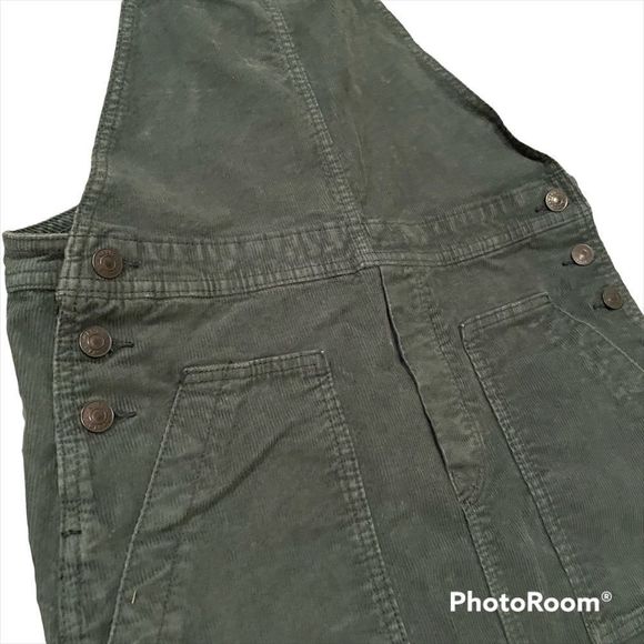 American Eagle Overall Skirt Corduroy with raw hem. - Picture 4 of 8